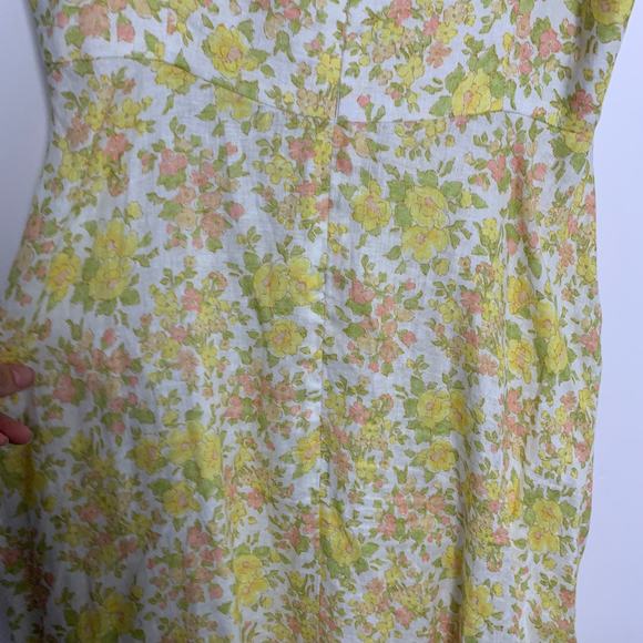 Zimmerman Goldie Ruffle Floral Midi Dress Women’s size 3 or US 8 - Picture 8 of 16